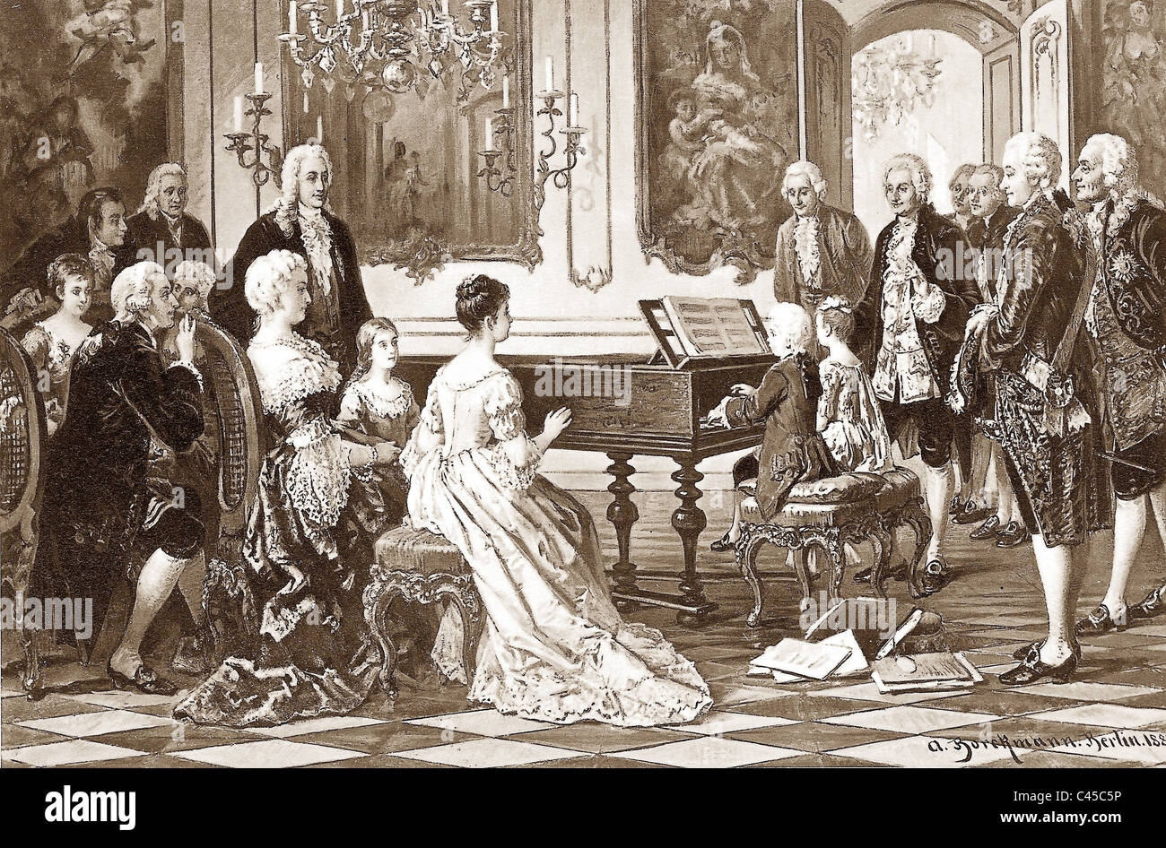 Wolfgang Amadeus Mozart Maria Anna Nepomucena Walpurgis Mozart Wolfgang Amadeus Mozarts Sister