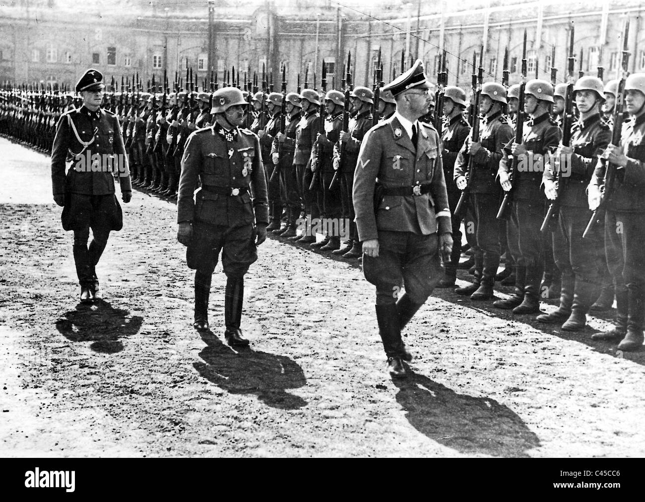 Himmler, Dietrich, Peiper Stock Photo