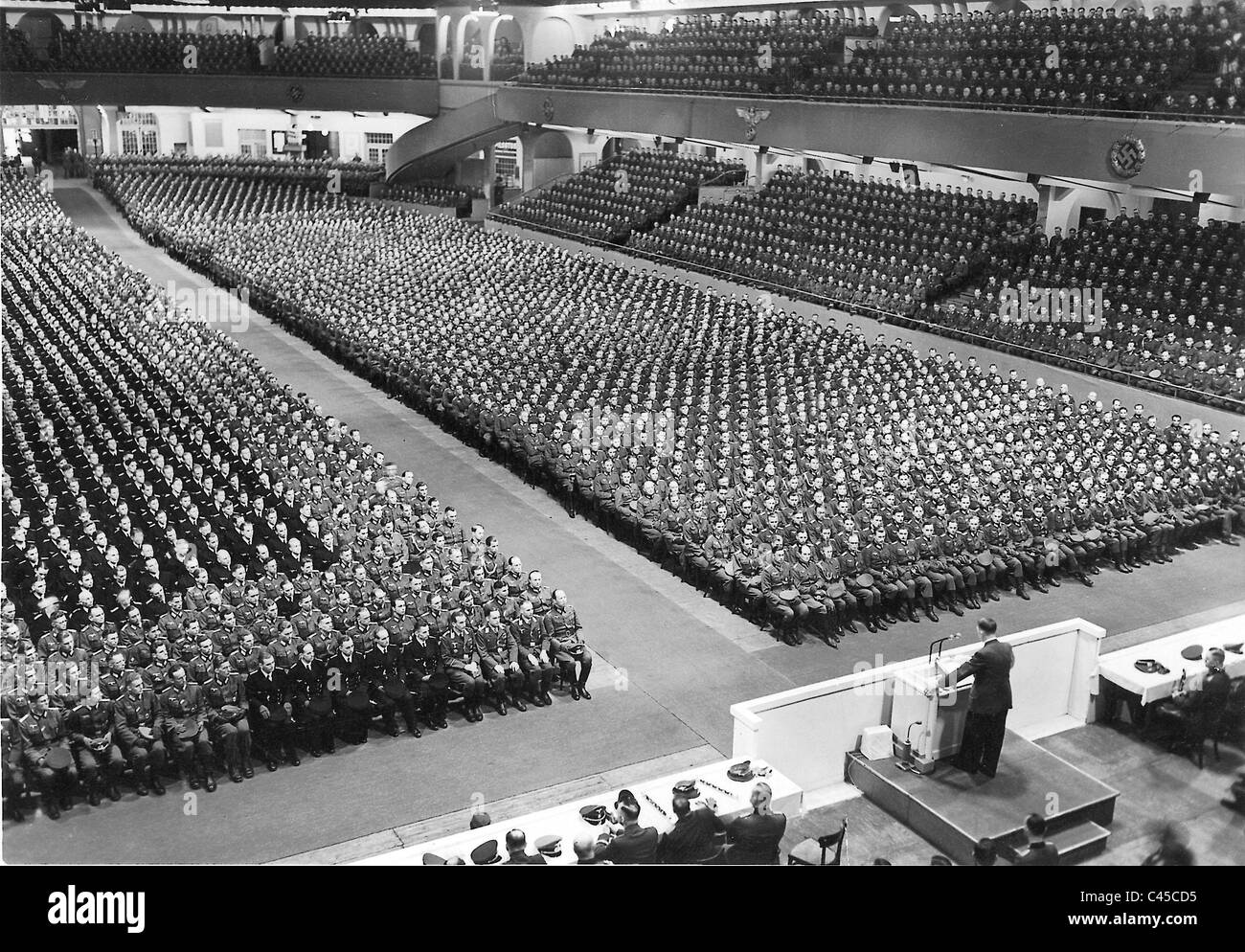 Hitler, speech in the Sports Palace, 1942 Stock Photo