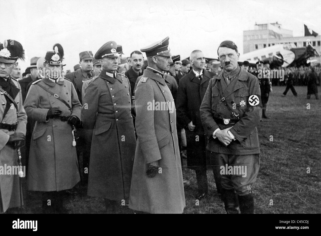 Hitler, von Leeb, Frick in Munich Stock Photo