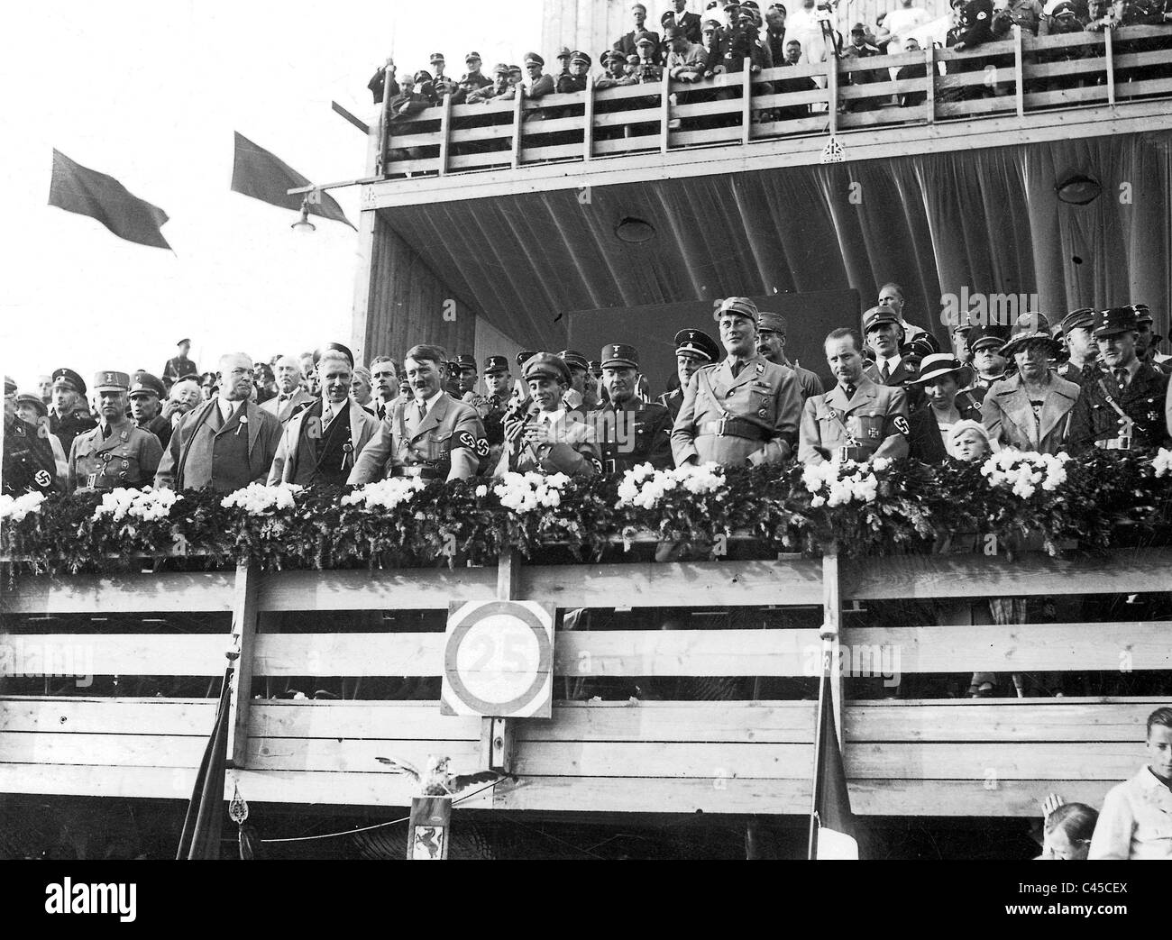 Hitler in Stuttgart Stock Photo