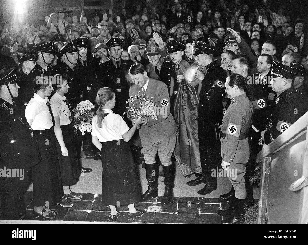 Hitler visits Koenigsberg Stock Photo