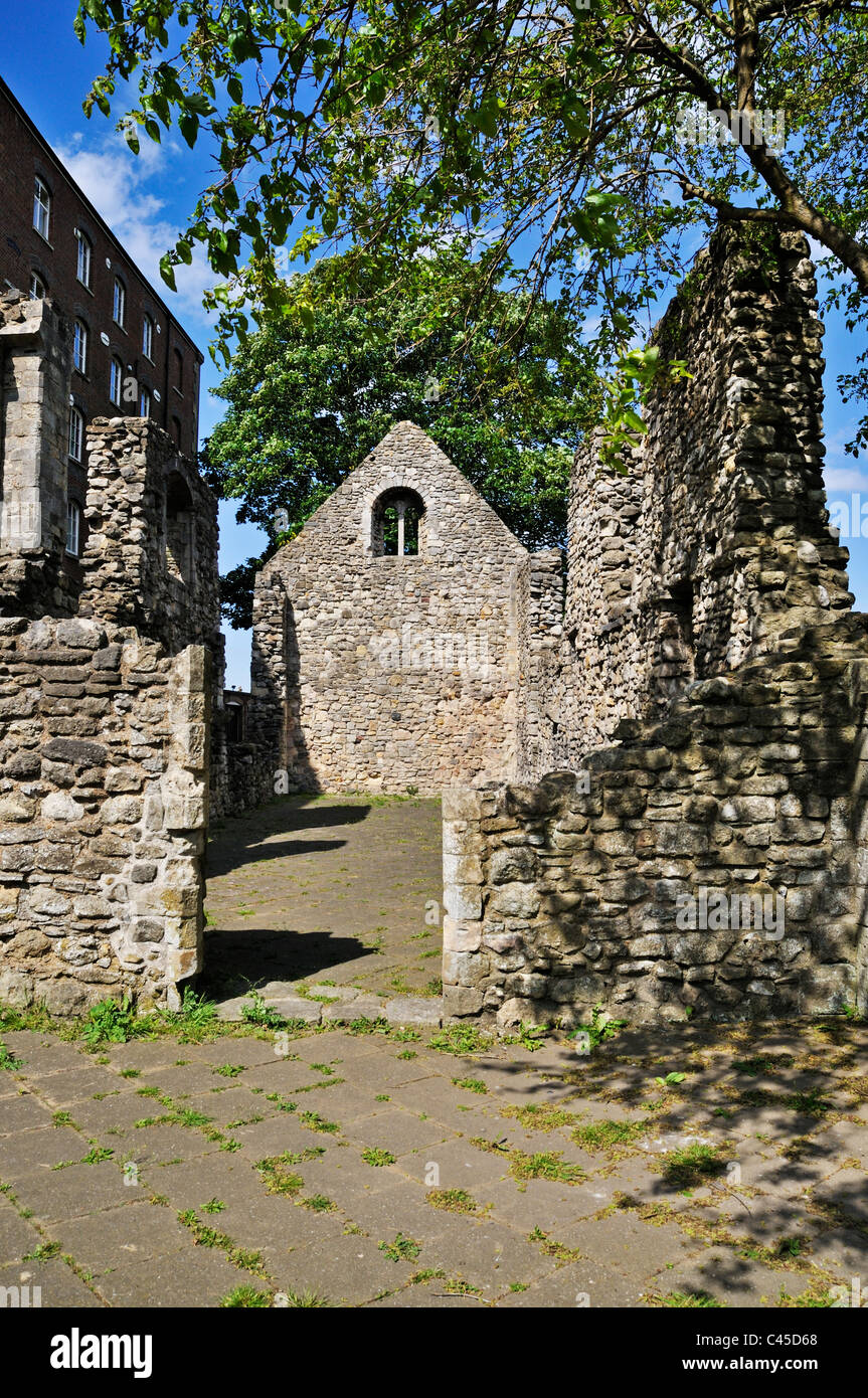 There are some ancient ruins in Southampton called Canute's