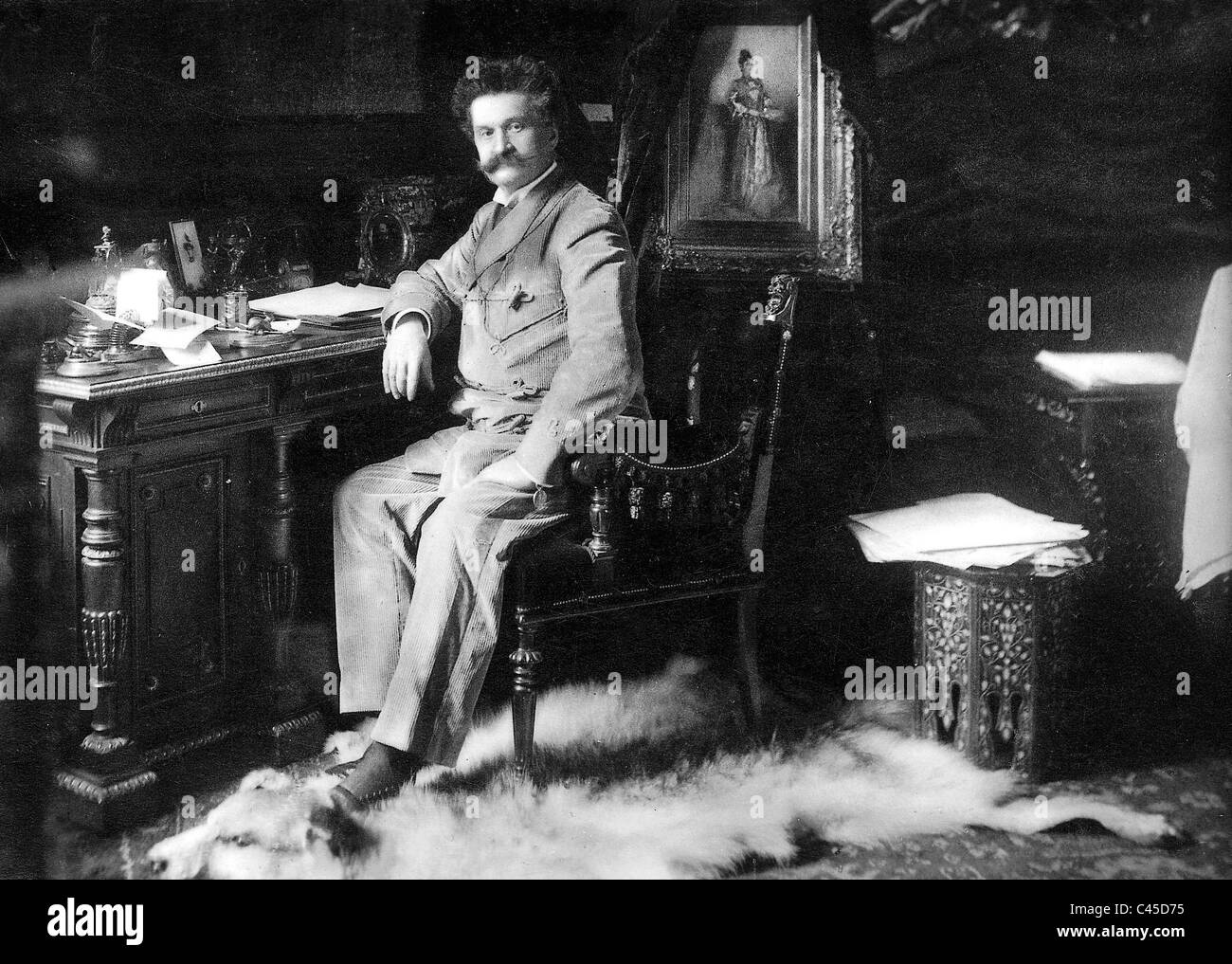 Johann Strauss (son), 1889 Stock Photo