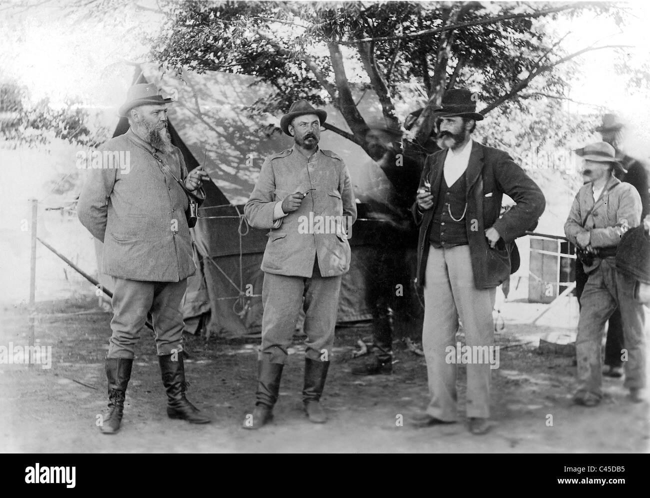 Generals of the Boer: Meyer, Botha, Erasmus Stock Photo