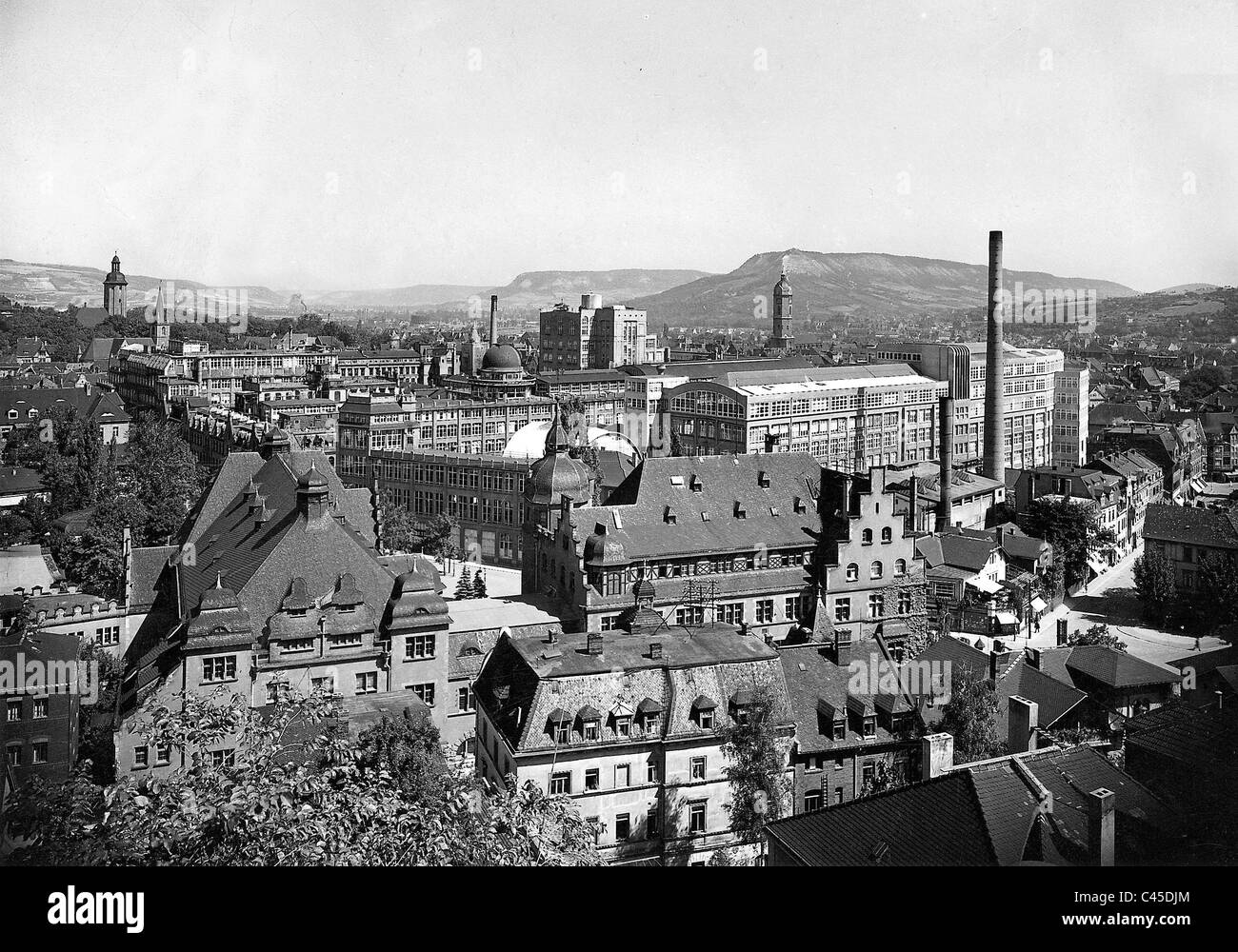 Zeiss plant in Jena, 1930 Stock Photo