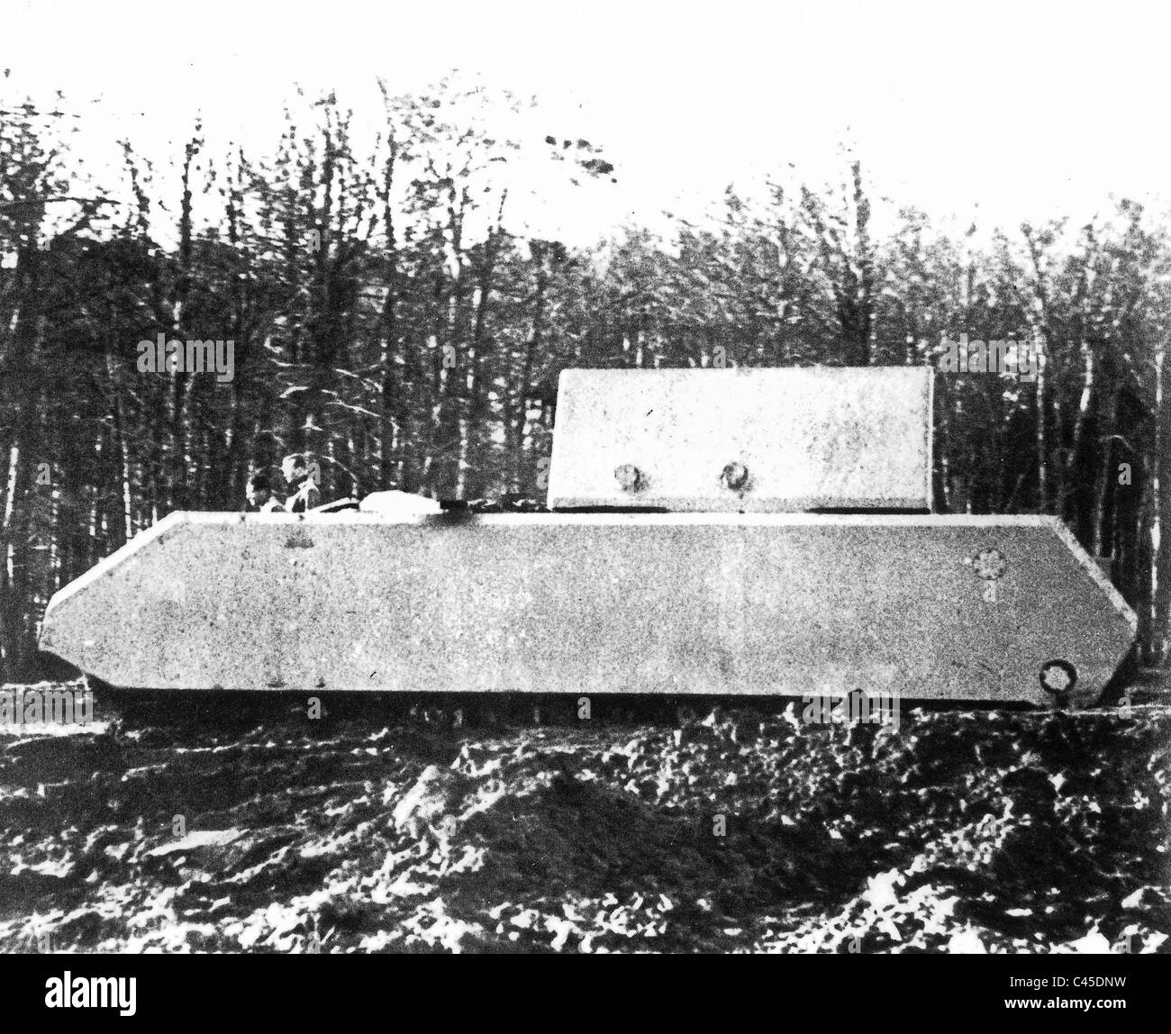 Prototype of the battle tank Maus Stock Photo