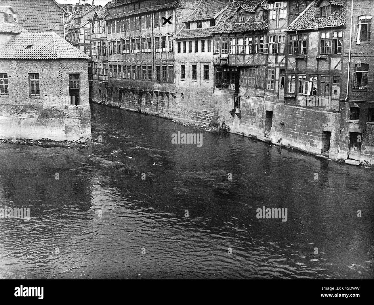 Calenberger Neustadt in Hannover 1924 - home of serial killer Fritz Haarmann Stock Photo