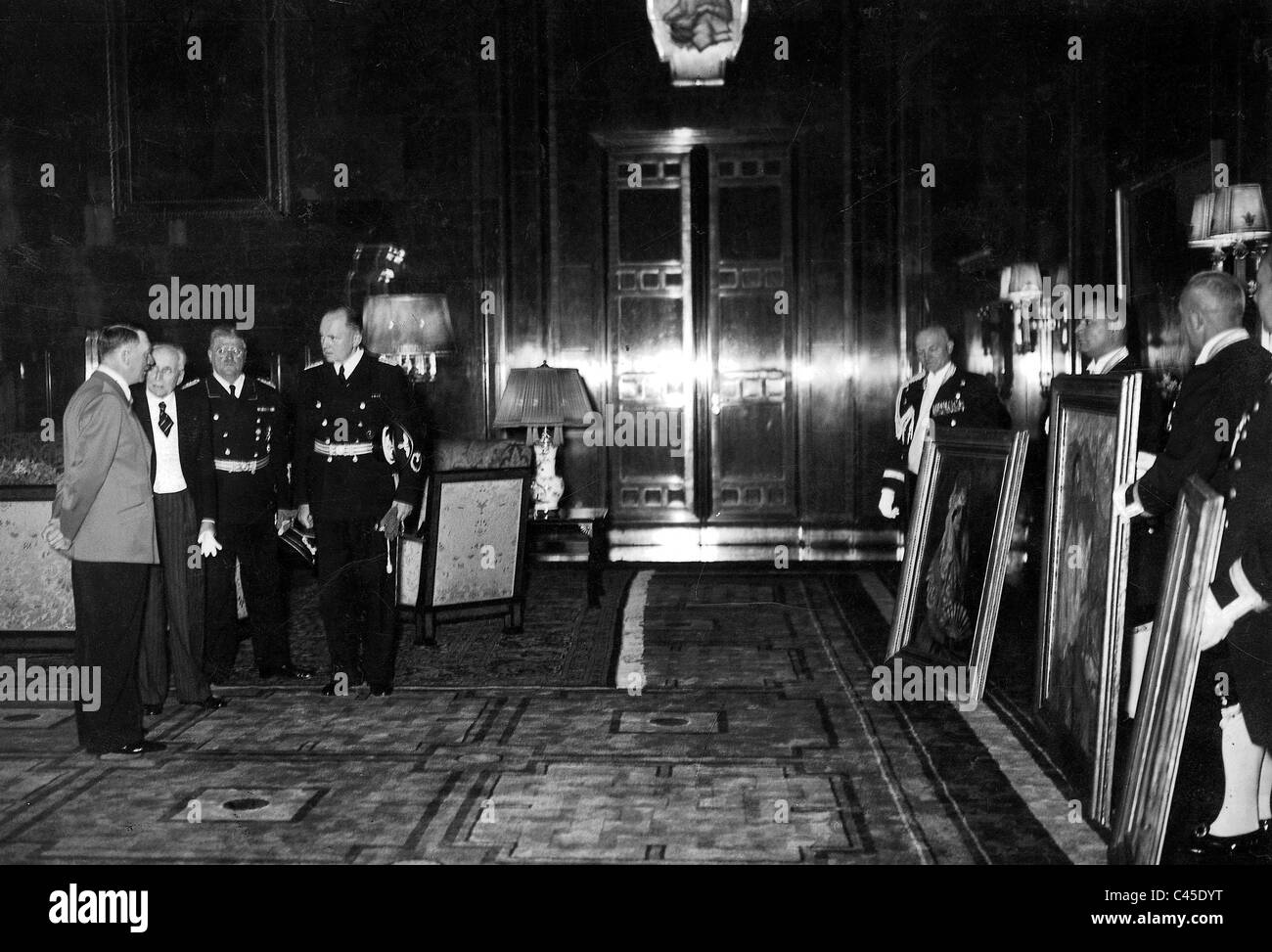 Hitler's birthday 1938 Stock Photo