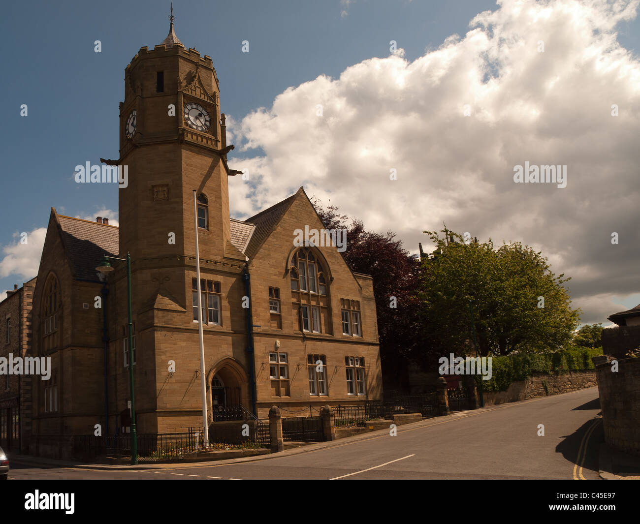 Loftus Town Hall, a Grade II Listed Building built 1879, used by Loftus