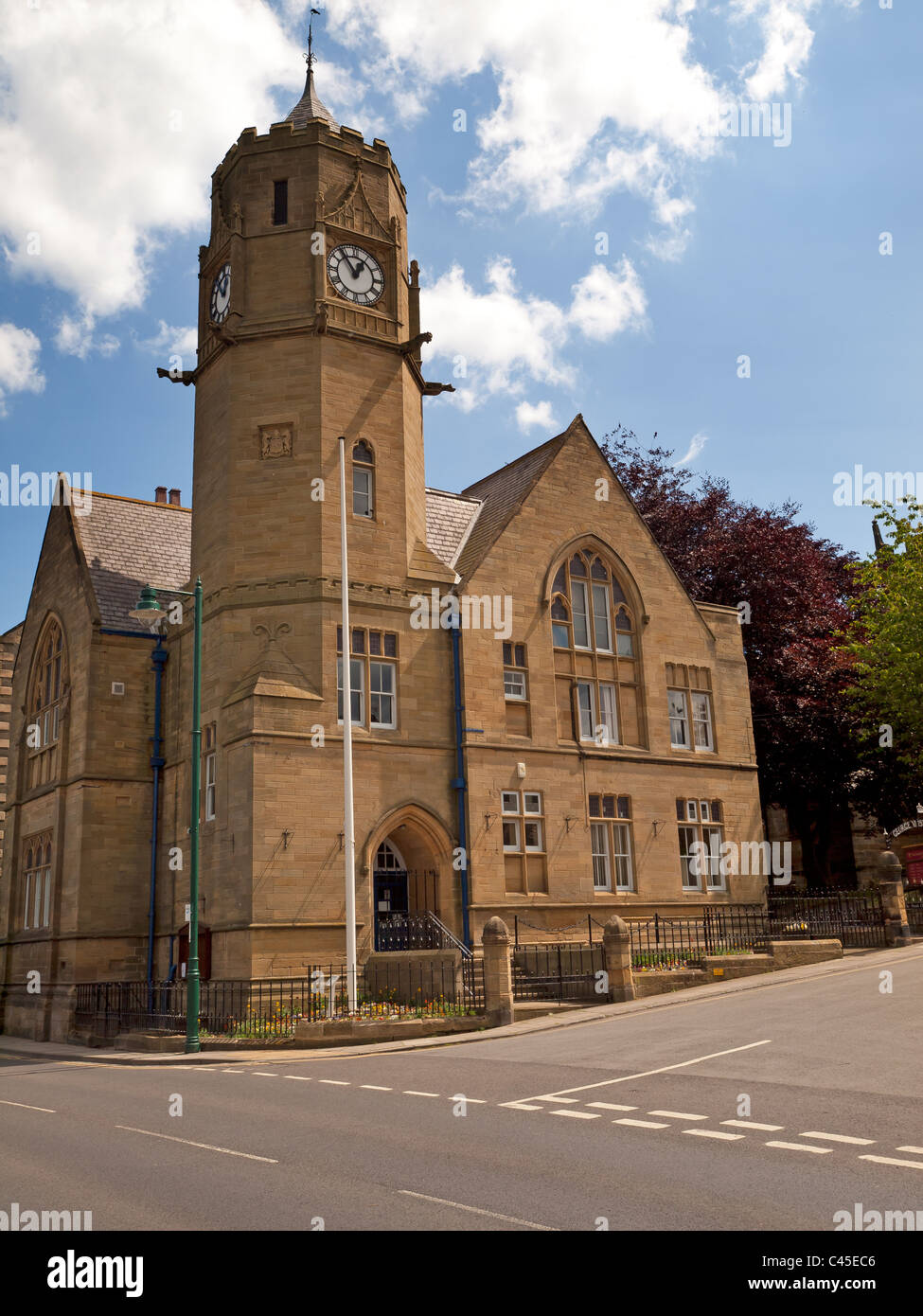 Loftus Town Hall, a Grade II Listed Building built 1879, used by Loftus