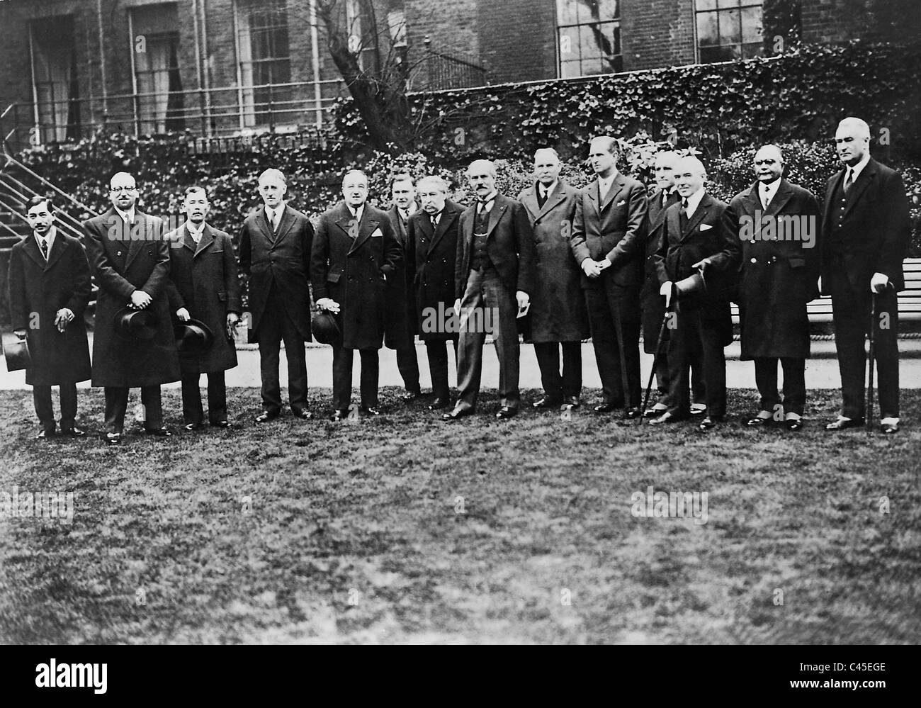 Participants of the London Naval Conference, 1930 Stock Photo
