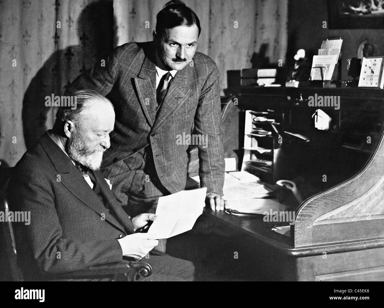 Ludwig and Lutz Heck, 1931 Stock Photo