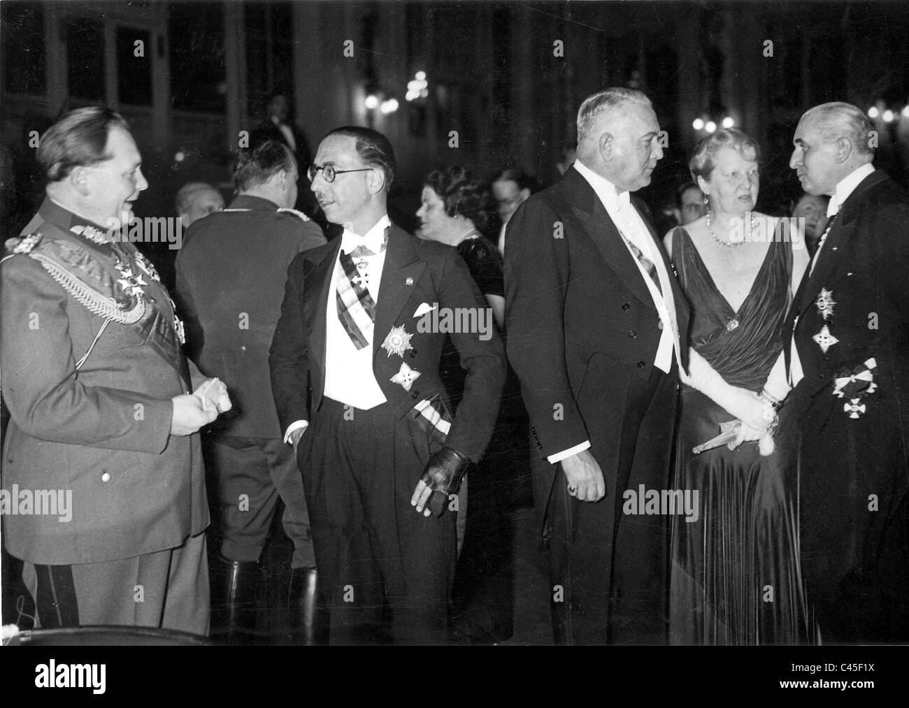 Reception given by Hermann Goering in Berlin, 1933 Stock Photo