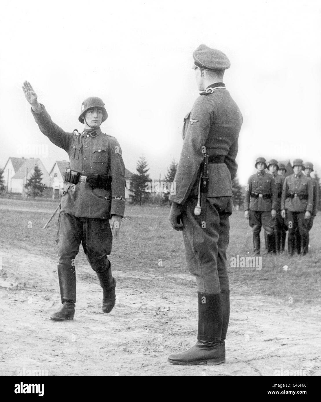 Training of the Waffen SS Stock Photo