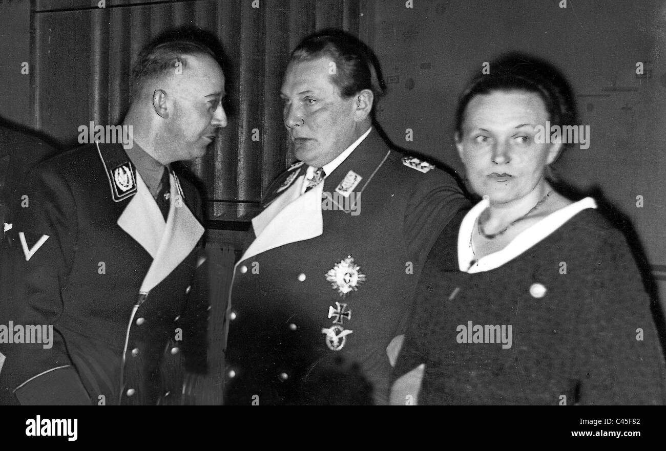 The Himmlers with Hermann Goering Stock Photo