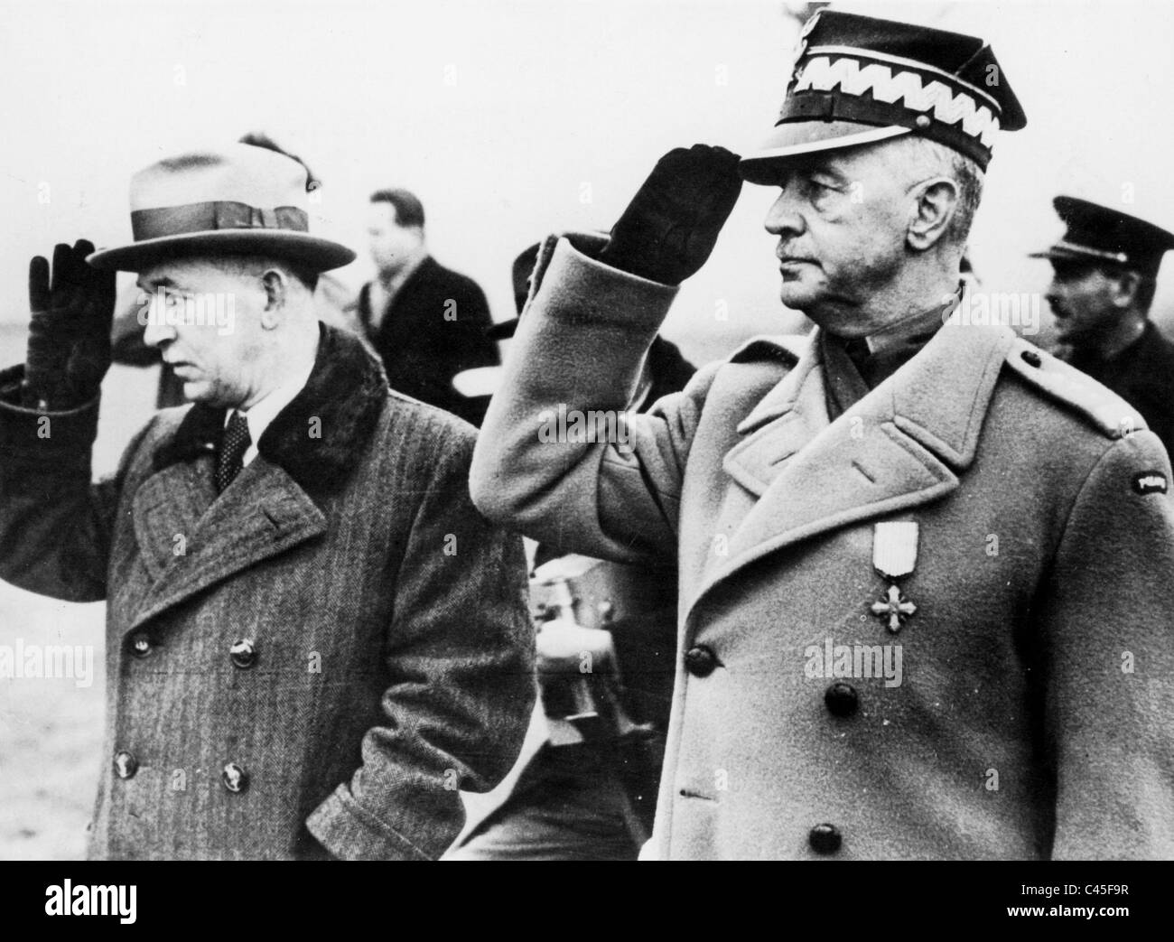 Wladyslaw Sikorski And Eduard Benes 1941 Stock Photo Alamy