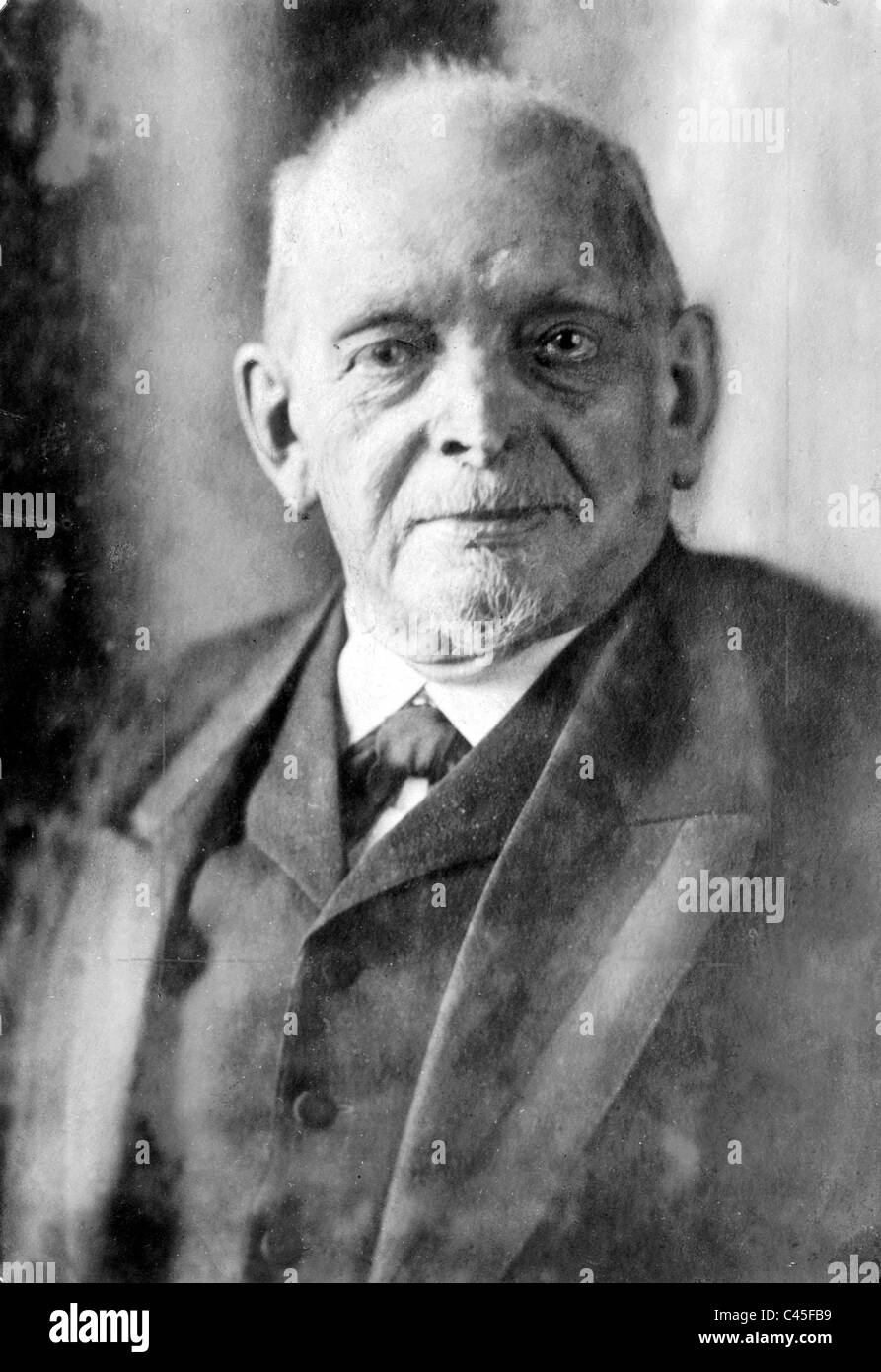 August Thyssen, German industrialist, Portrait circa 1925 Stock Photo