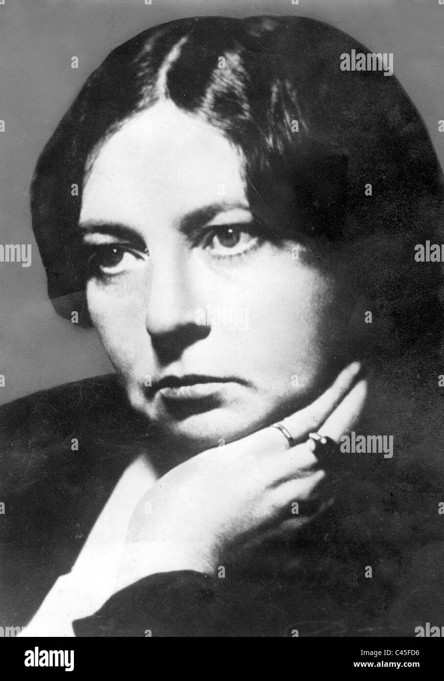 Sigrid Undset, Norwegian novelist (1882-1949) Stock Photo