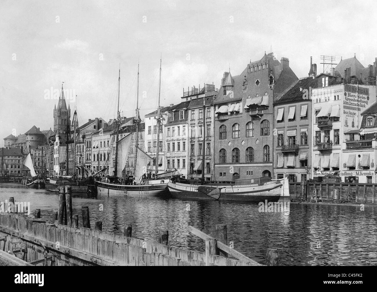 Harbor in Koenigsberg Stock Photo - Alamy