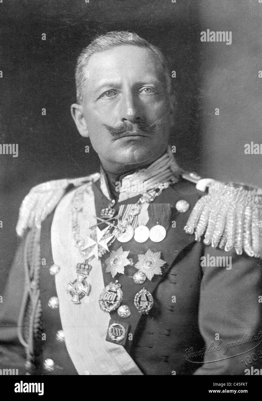 Kaiser Wilhelm II, 1908 Stock Photo: 37001436 - Alamy