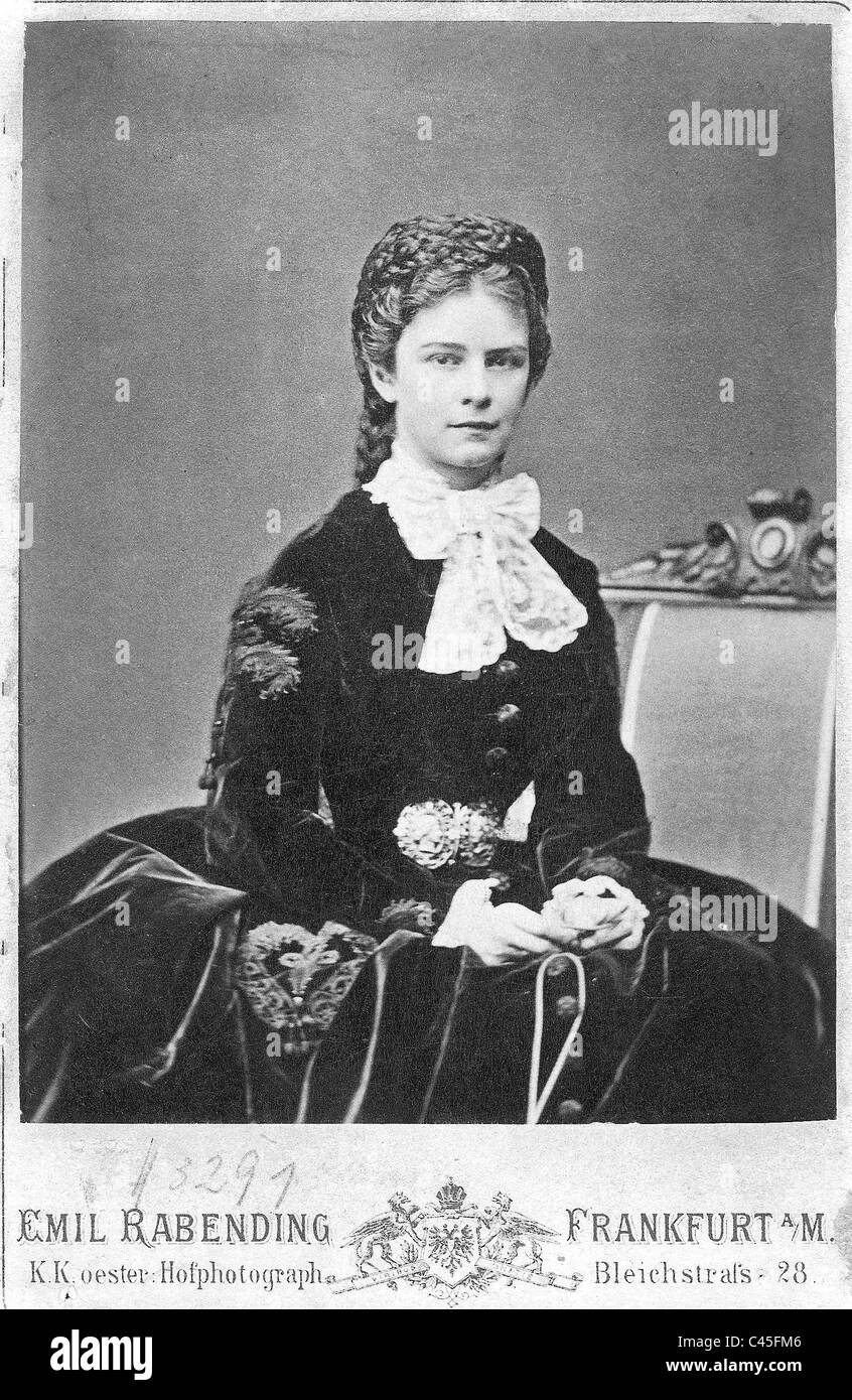 Empress Elisabeth of Austria Stock Photo