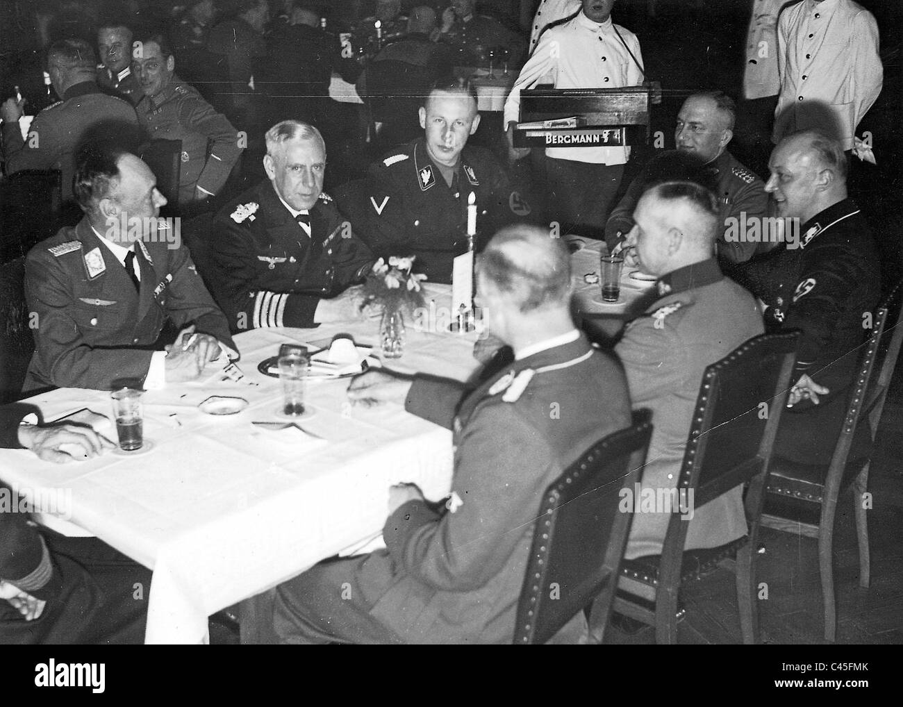 Reinhard Heydrich, Wilhelm Canaris Stock Photo