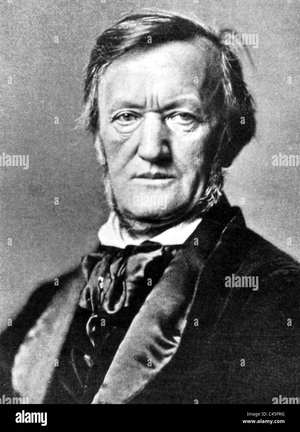 Richard Wagner, 1877 Stock Photo