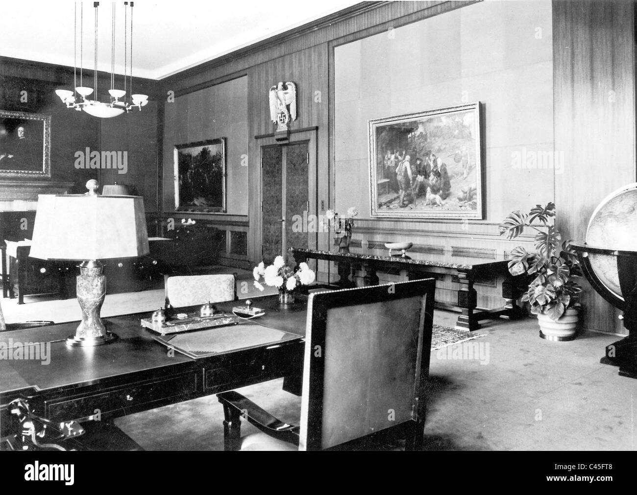 Hitler's office in the 'Brown House', Munich Stock Photo