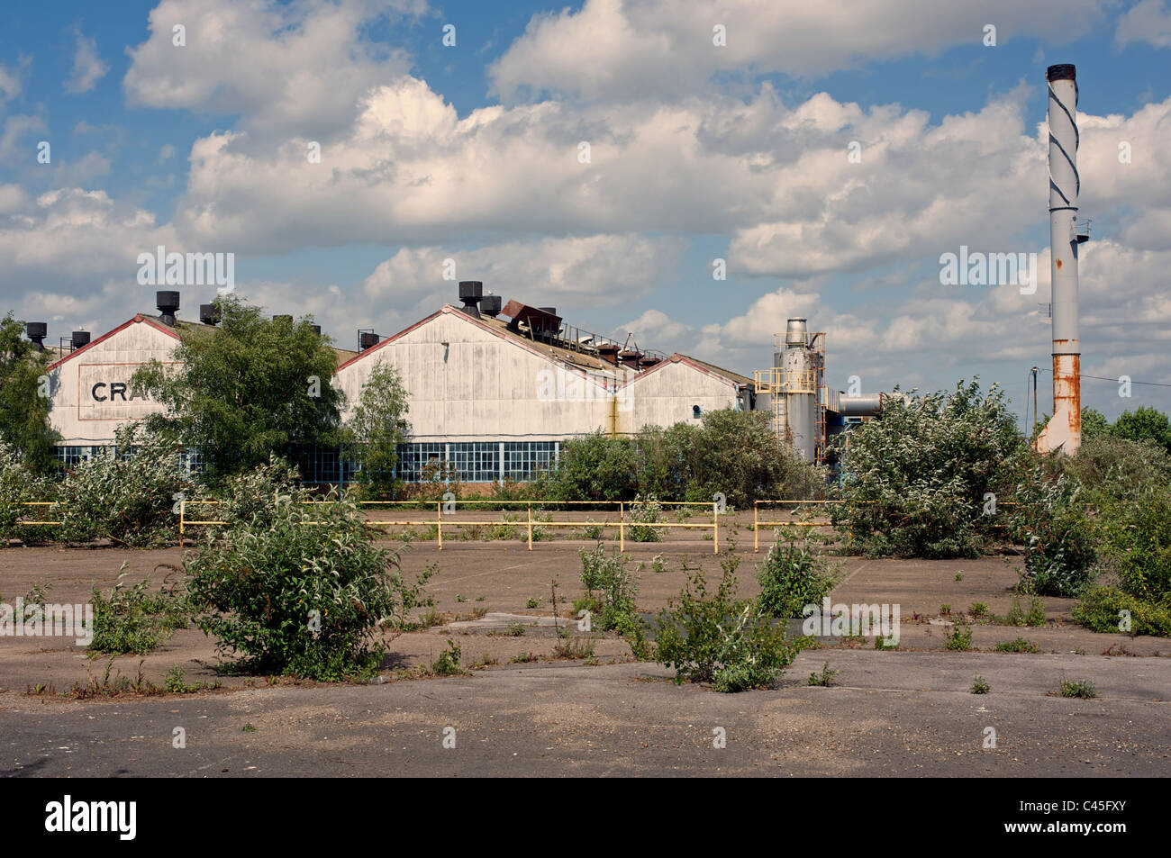 Closed down factory, Ipswich Suffolk, UK Stock Photo Alamy