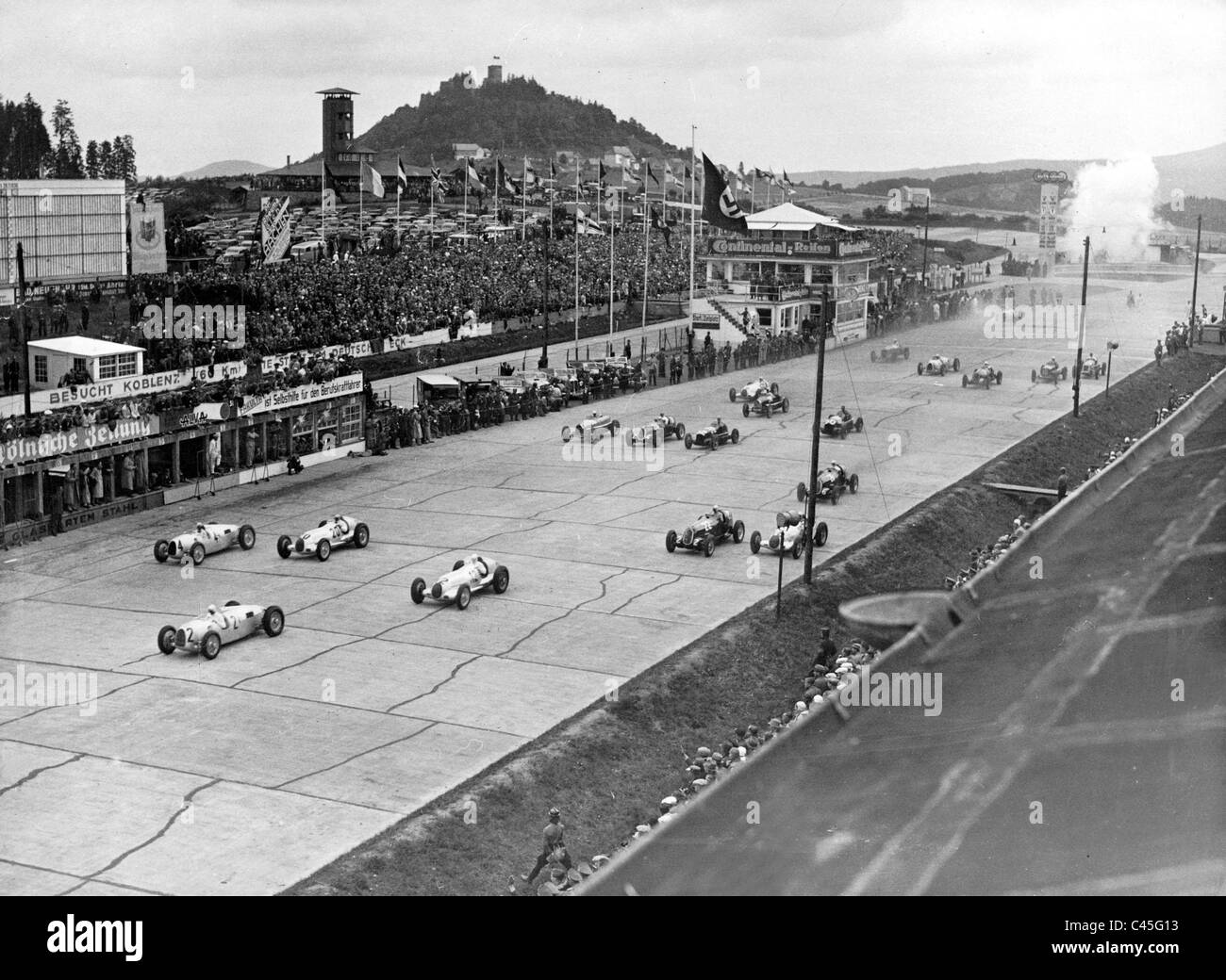 Nuerburgring, 1938 Stock Photo