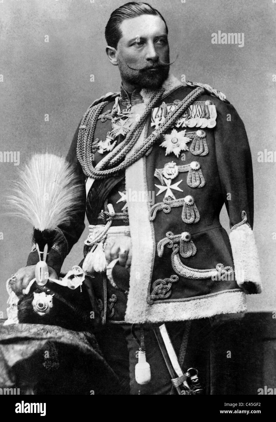 Emperor Wilhelm II, 1891 Stock Photo