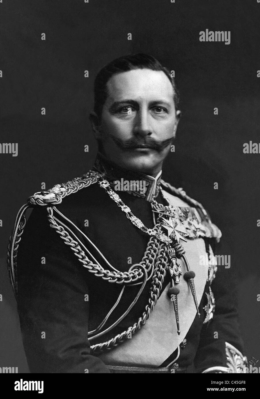 Emperor Wilhelm II, 1901 Stock Photo