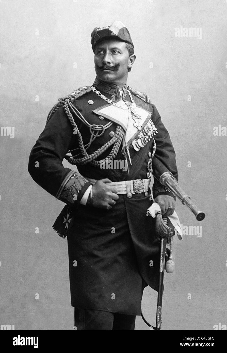 Emperor Wilhelm II., 1907 Stock Photo