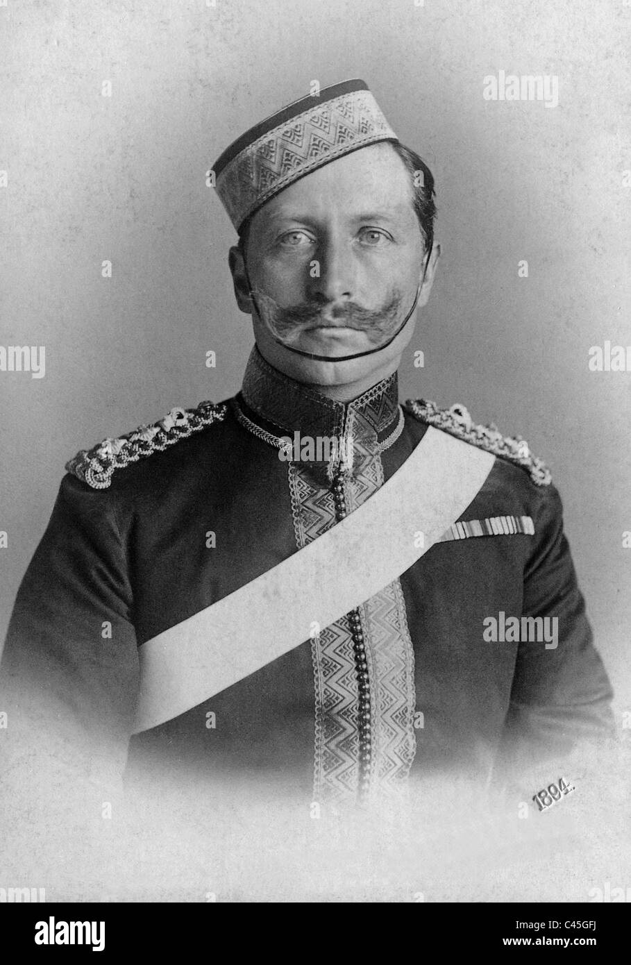 Emperor Wilhelm II., 1894 Stock Photo