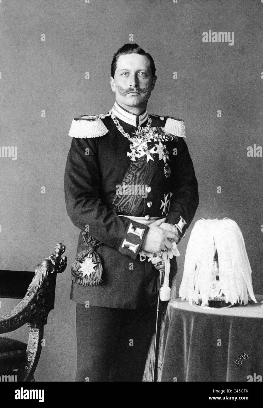 Emperor Wilhelm II., 1894 Stock Photo