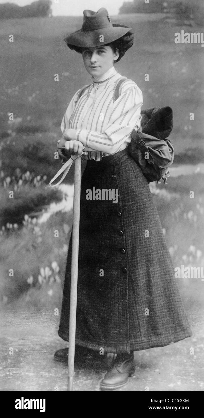 Mountaineer, 1909 Stock Photo