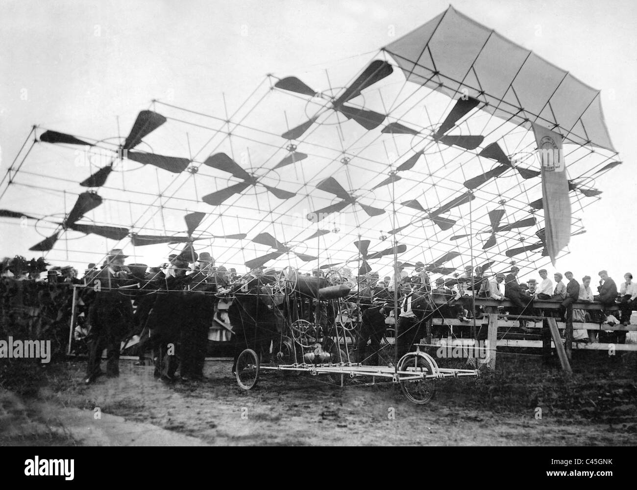 Flying machine american kimball Black and White Stock Photos & Images