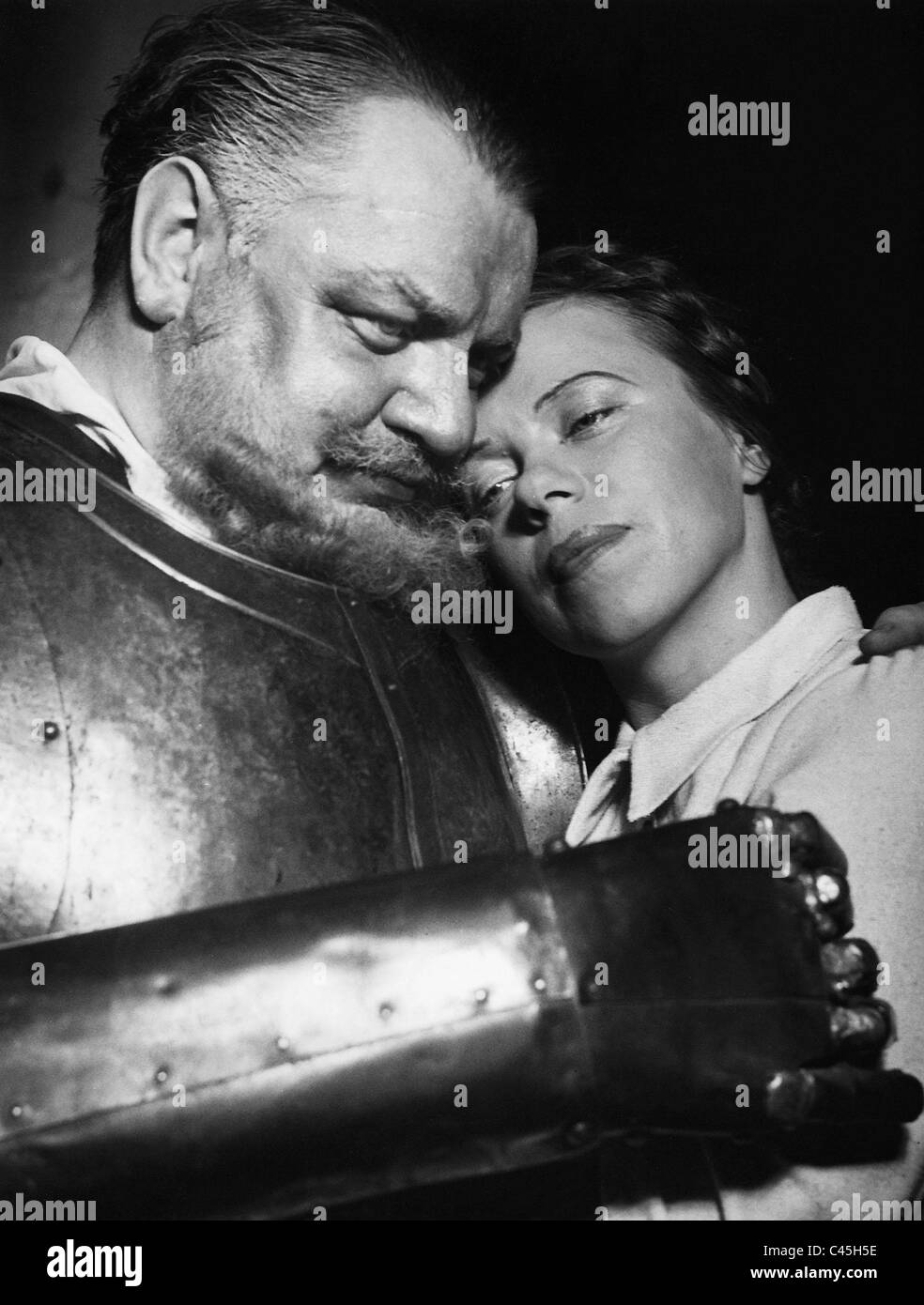 Heinrich George and Berta Drews in the stage play 'Goetz von Berlichingen', 1937 Stock Photo
