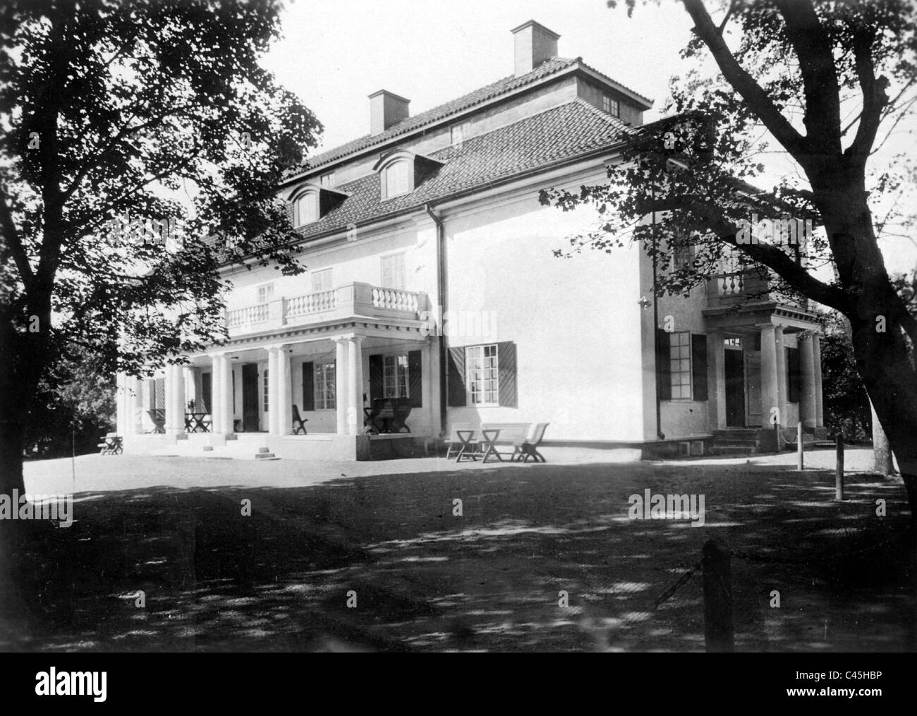 Residence of Selma Lagerloef, 1926 Stock Photo