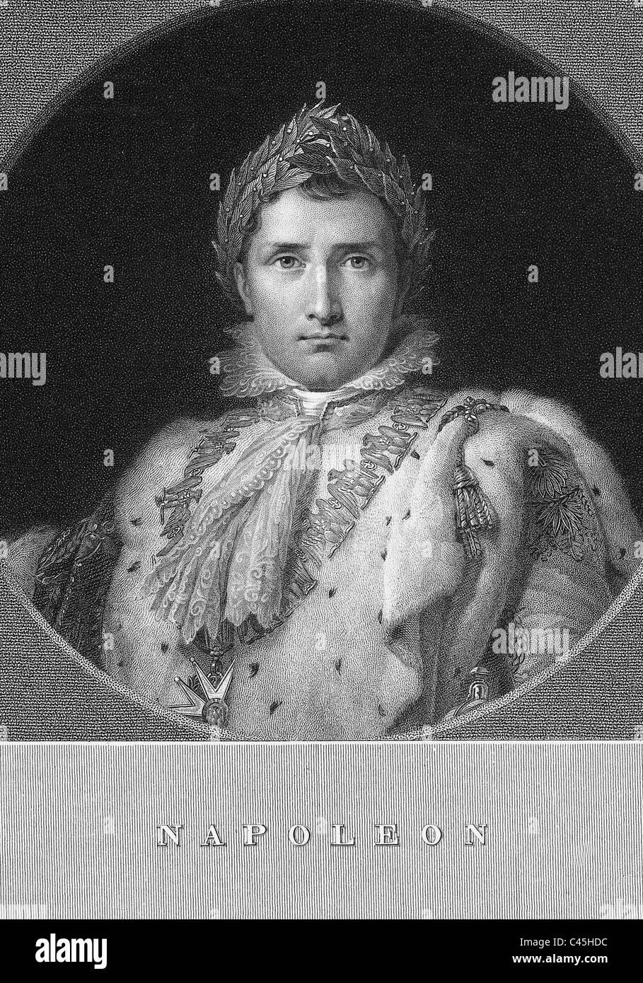 Napoleon Bonaparte, 1804 Stock Photo