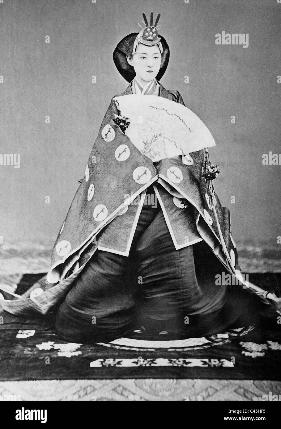 Empress Haruko of Japan Stock Photo