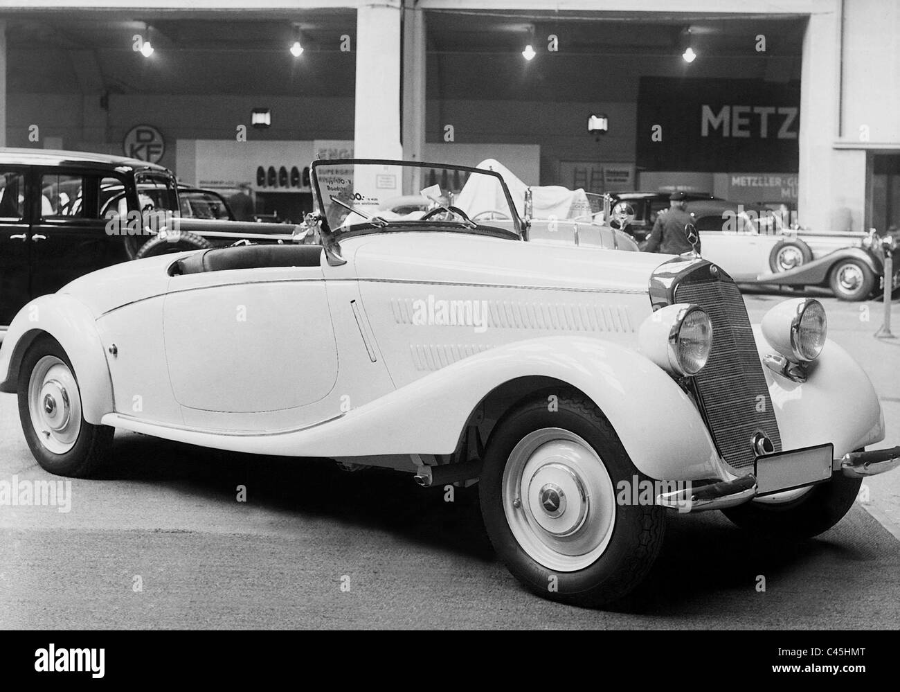 Mercedes 2 l sports car roadster, 1936 Stock Photo