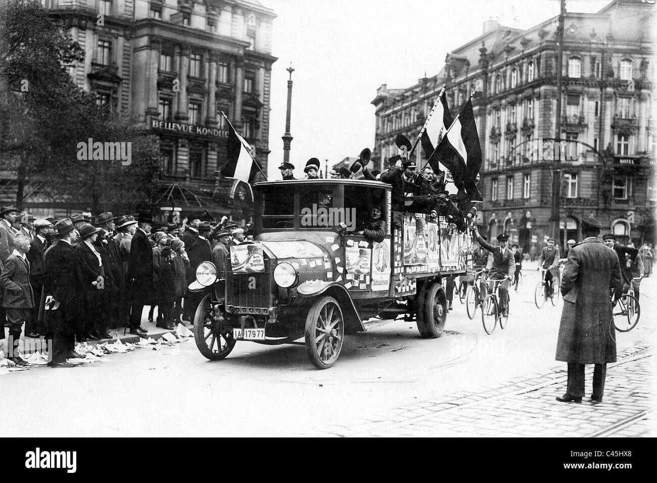 Election campaign of the DNVP, 1924 Stock Photo Alamy