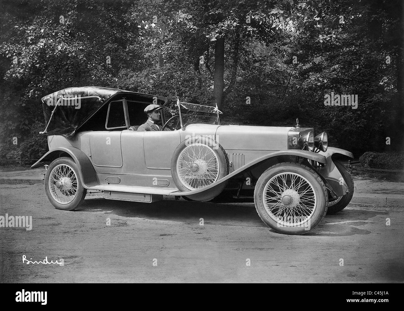 Automobile of Alfa Romeo, 1926 Stock Photo