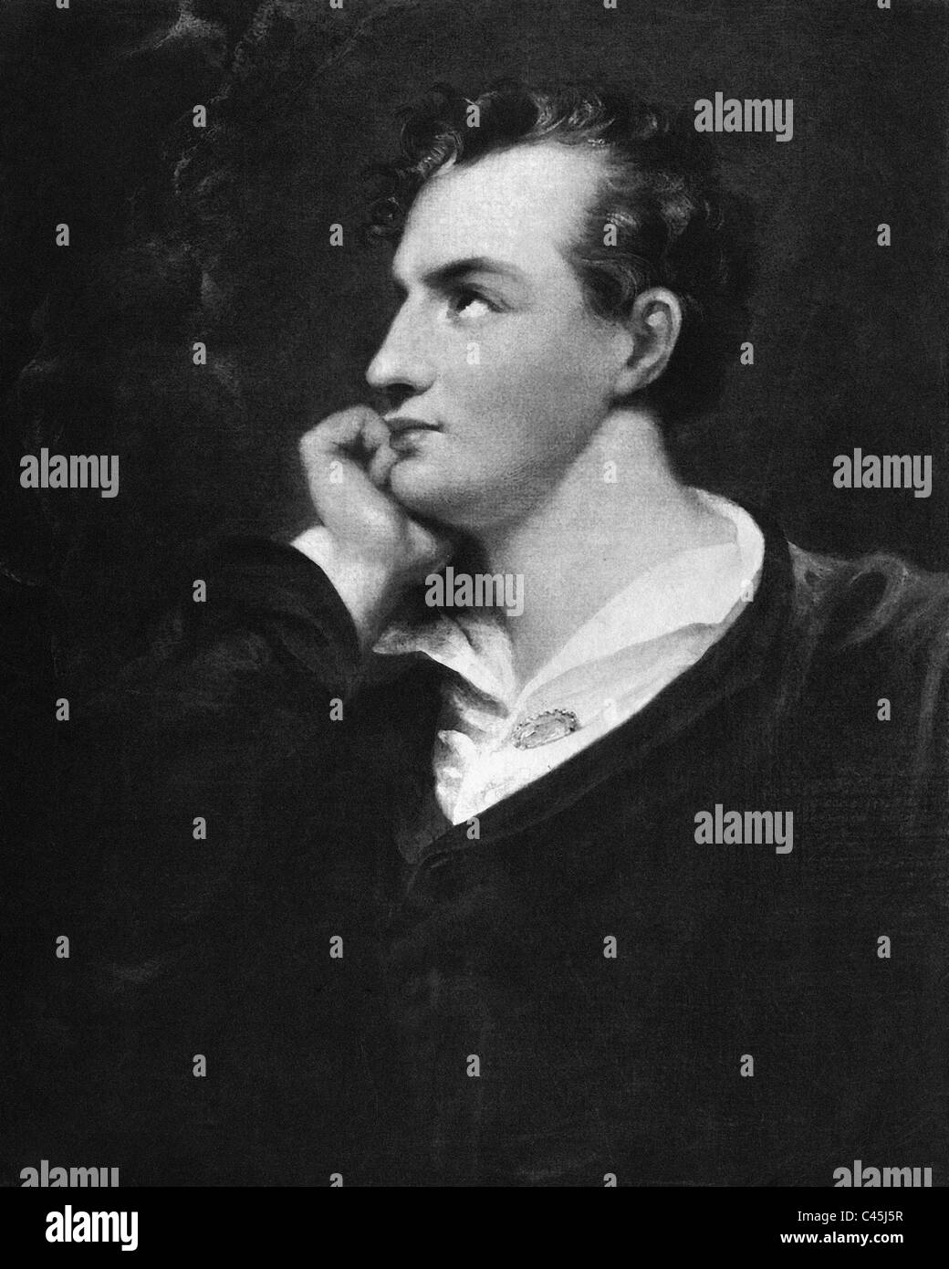 Lord Byron Stock Photo
