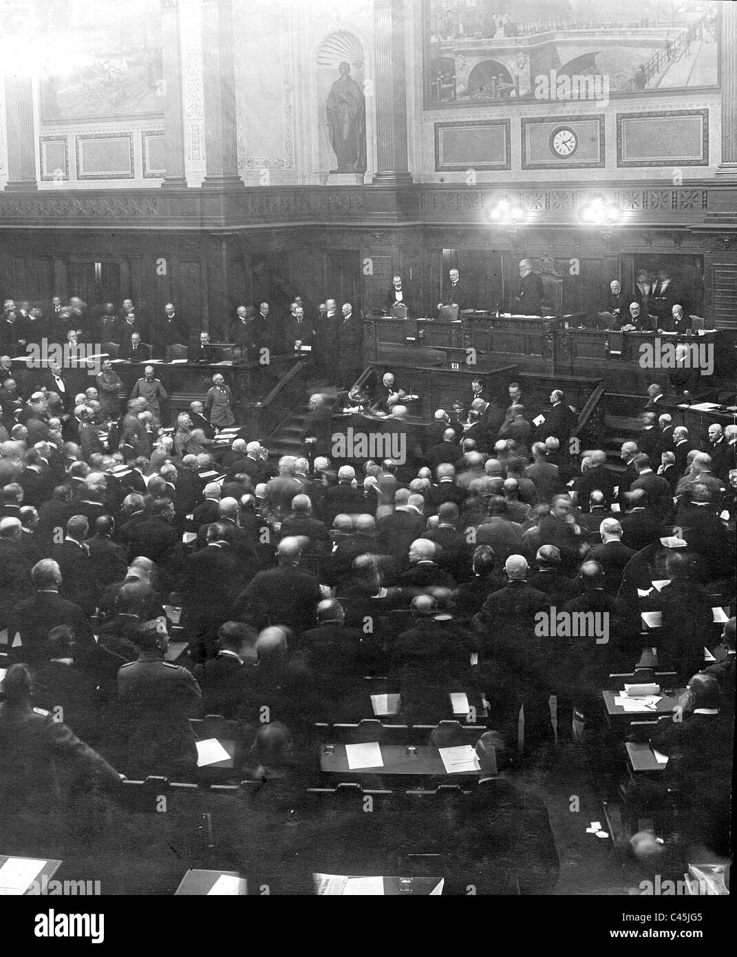 Session of the Parliament in Berlin, 1916 Stock Photo