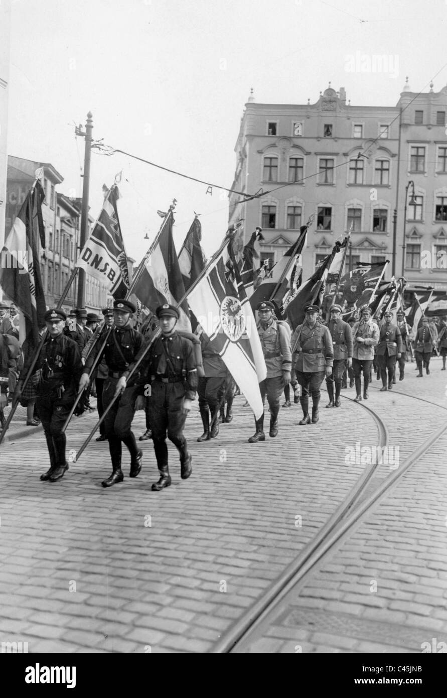 10. Congress of the DNVP in Stettin, 1931 Stock Photo