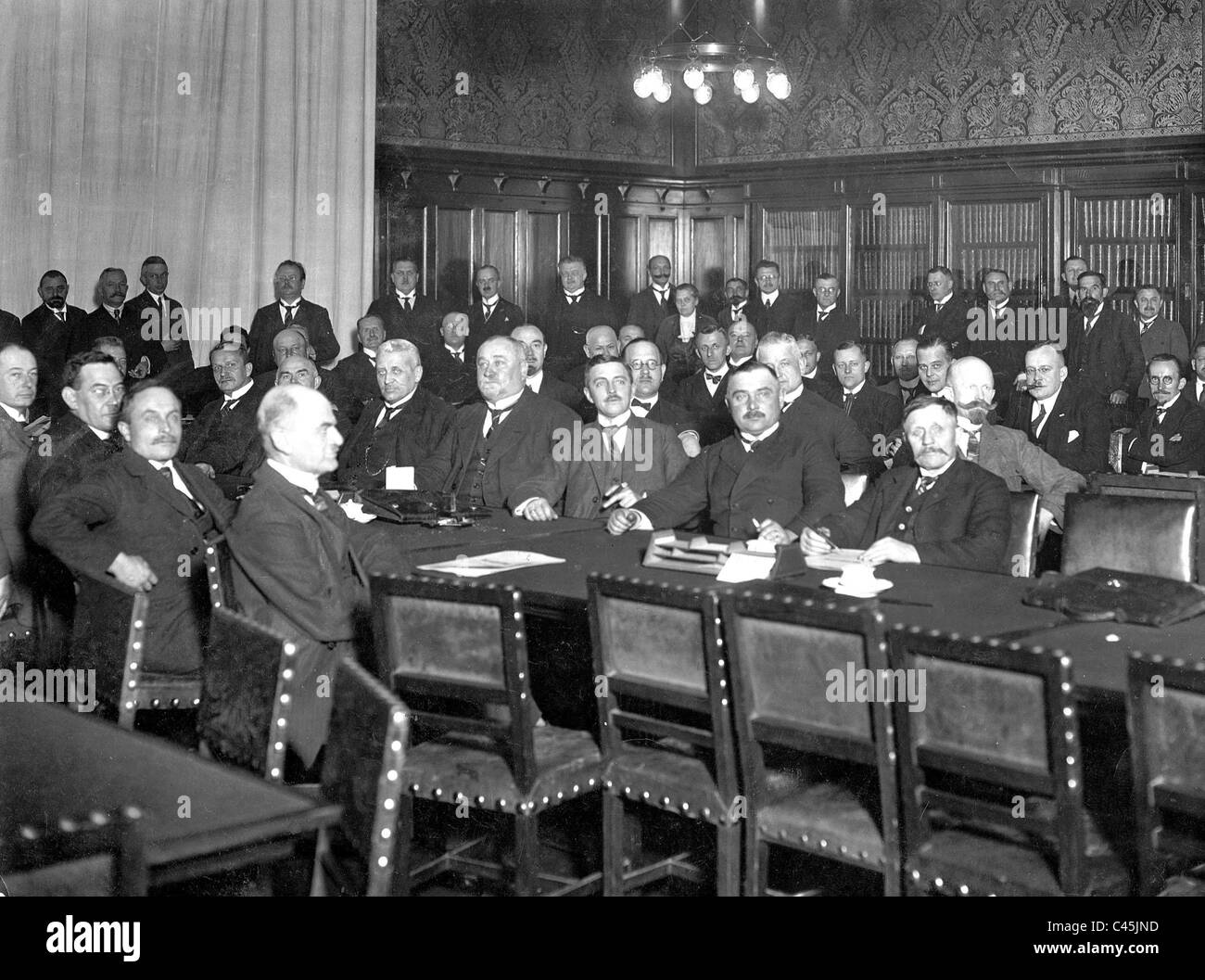 Parliamentary group meeting of the DNVP, 1930 Stock Photo