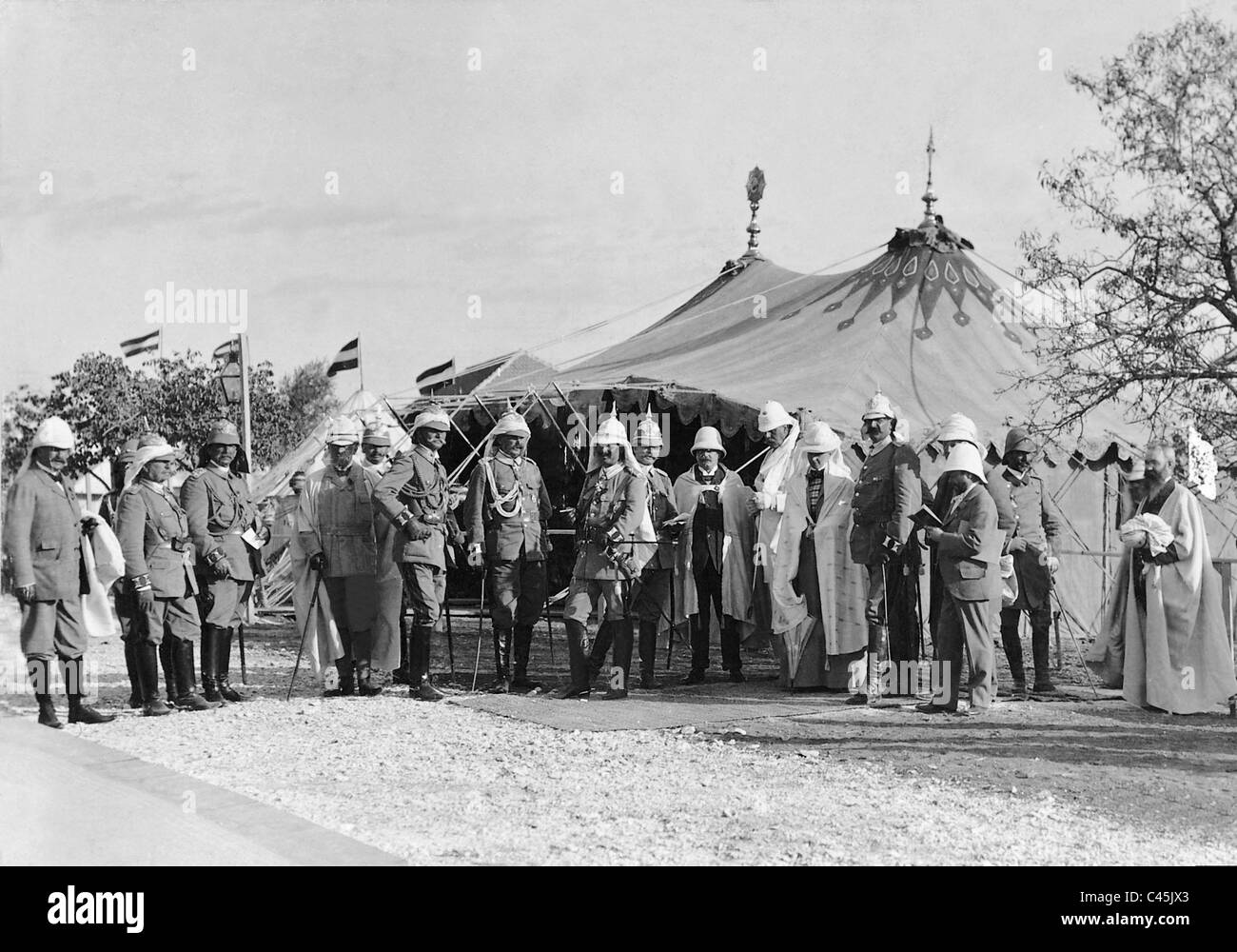Kaiser Wilhelm II. in Palestine, 1898 Stock Photo